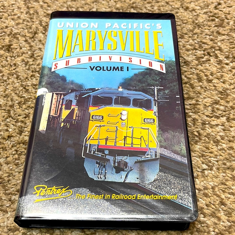 Union Pacific’s Marysville Subdivision vol.1 railroad videos vhs 1997
